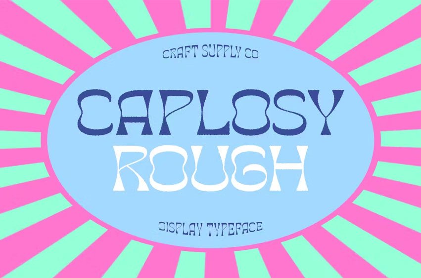 Caplosy Rough Font