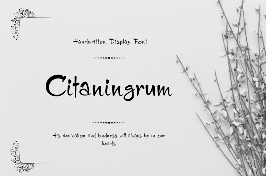 Citraningrum Font