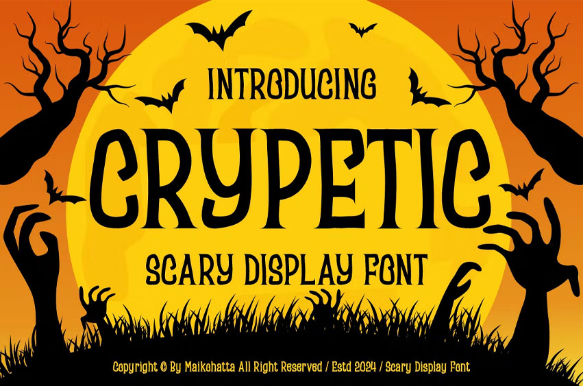 Crypetic Font