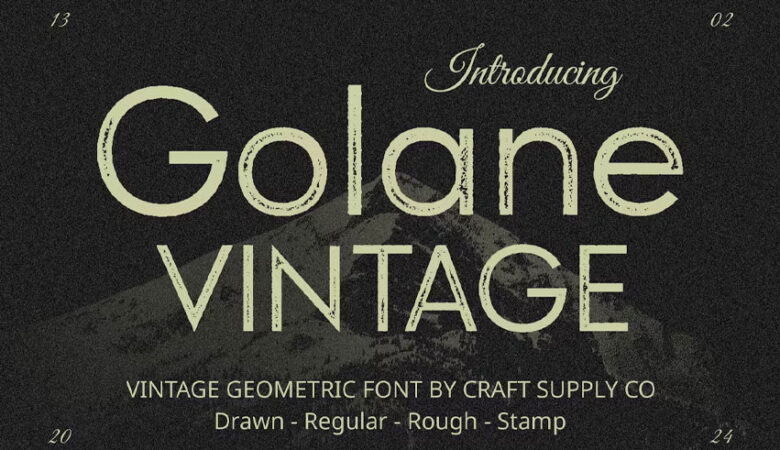 Golane Vintage Font