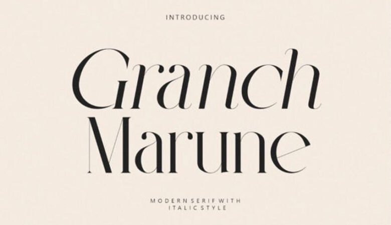 Granch Marune Font
