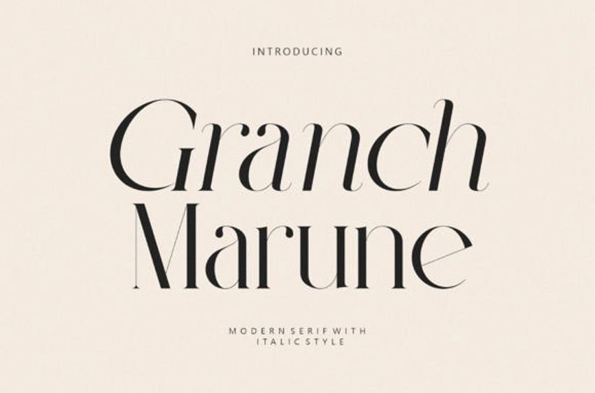 Granch Marune Font