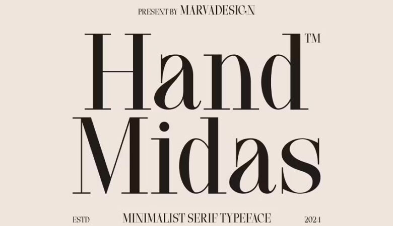 Hand Midas Font