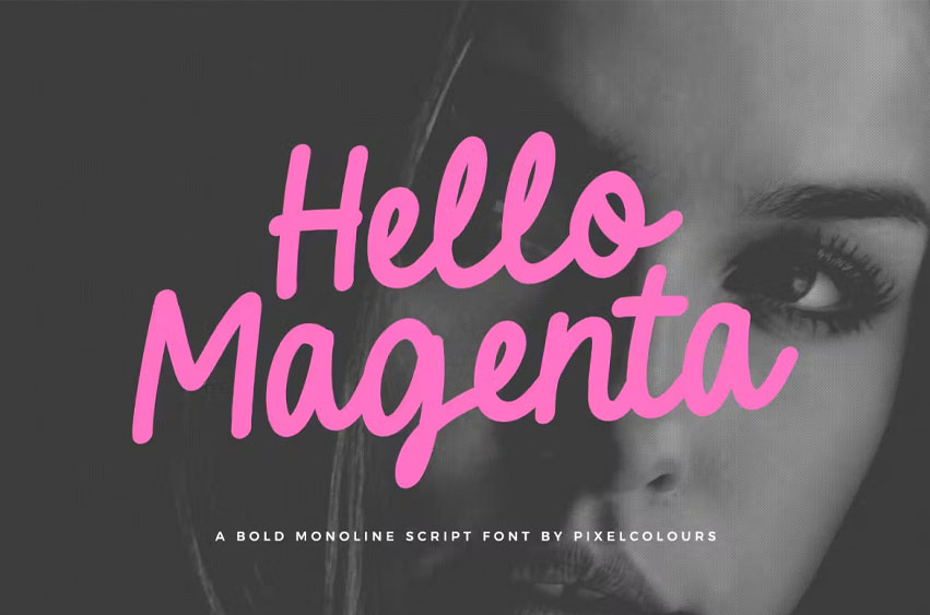 Hello Magenta Font