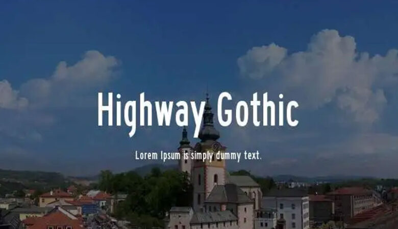 Highway Gothic Font