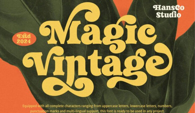 Magic Vintage Font