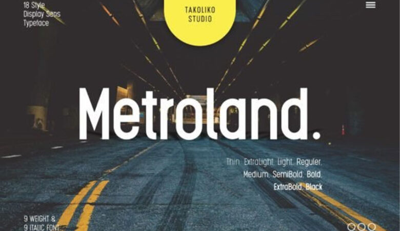 Metroland Font