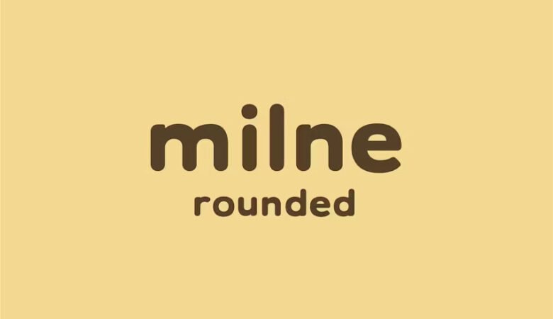 Milne Rounded Font