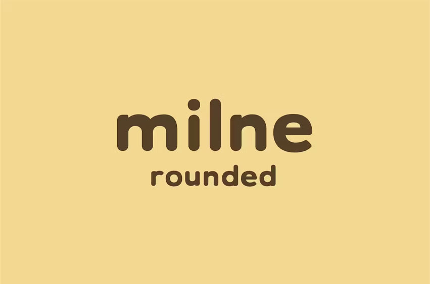 Milne Rounded Font