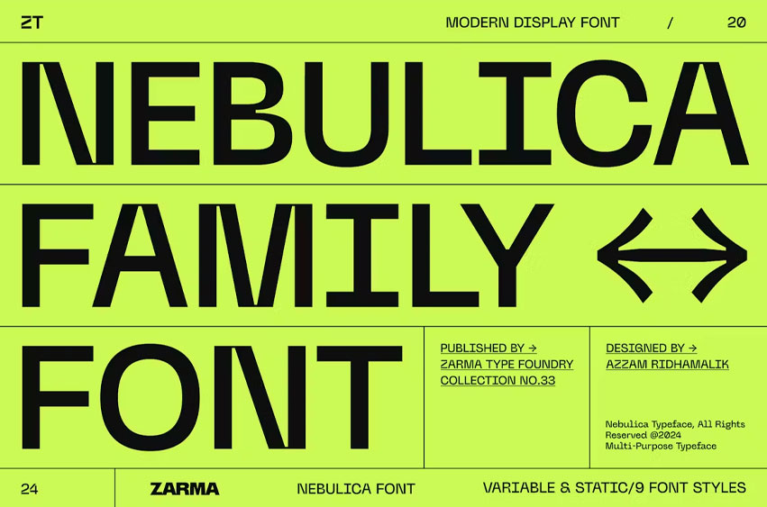 Nebulica Font