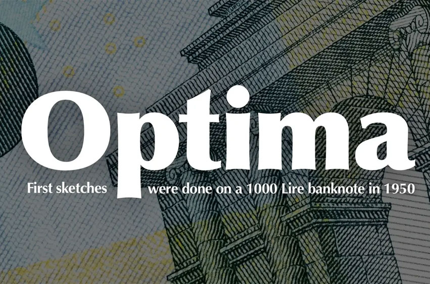 Optima Font