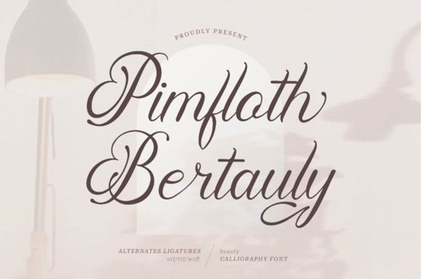 Pimfloth Bartauly Font