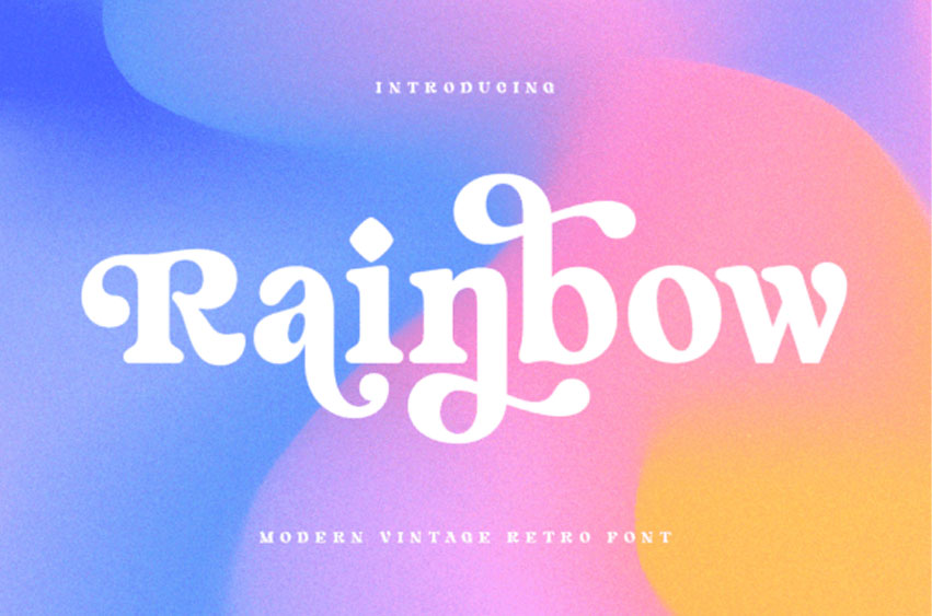 Rainbow Font