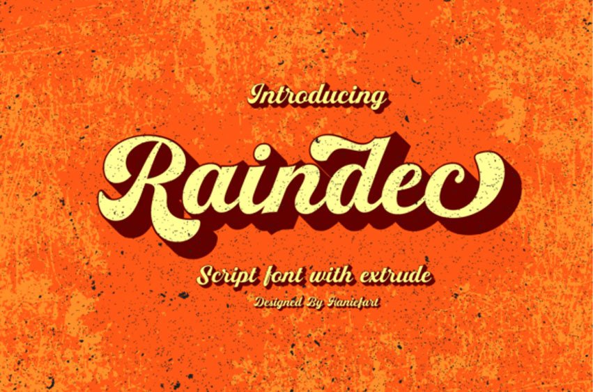 Raindec Font