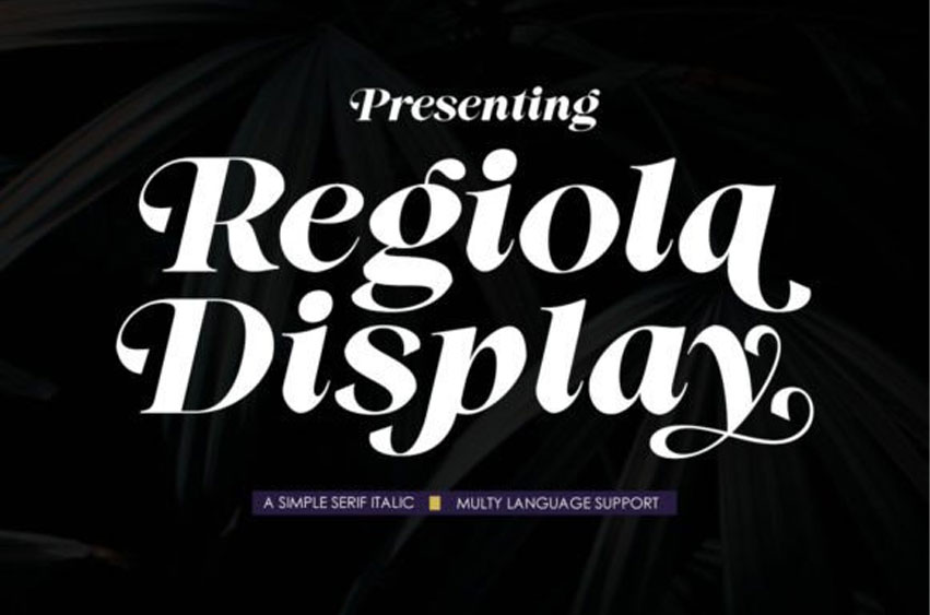 Regiola Display Font