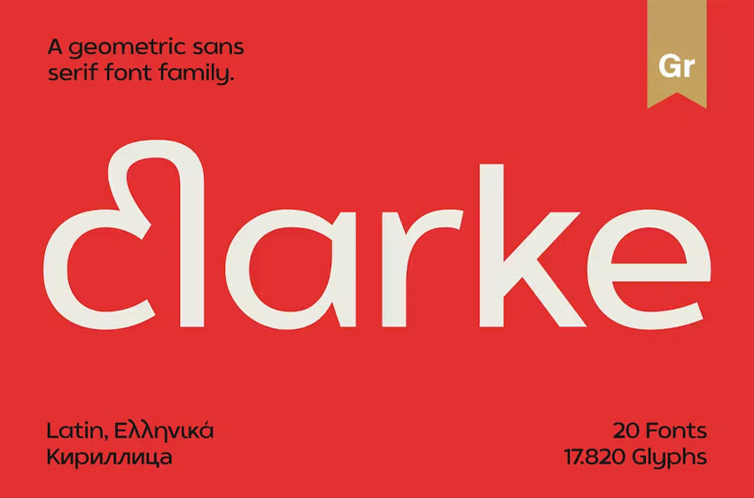 SK Clarke Font