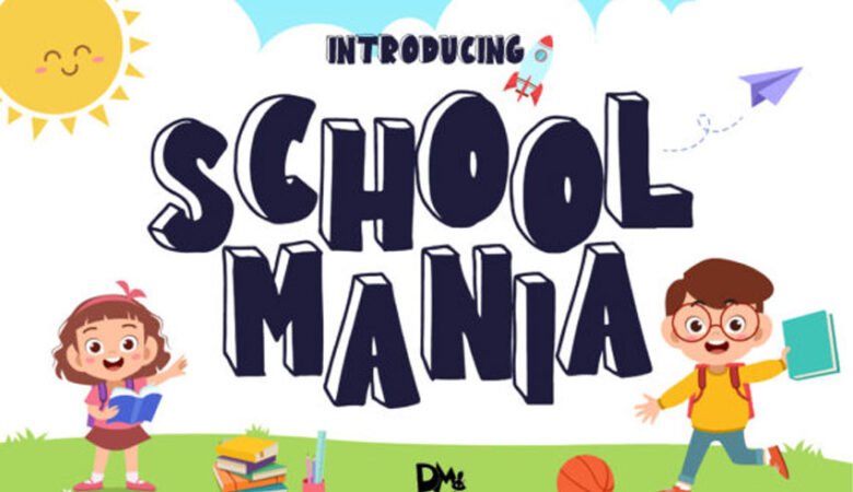 School Mania Font