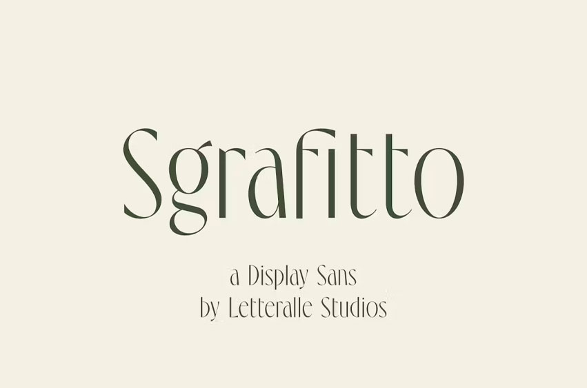 Sgrafitto Font