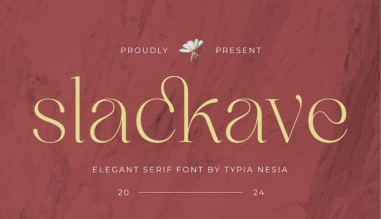 Slackave Font