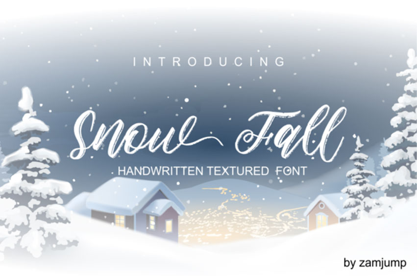 Snow Fall Font