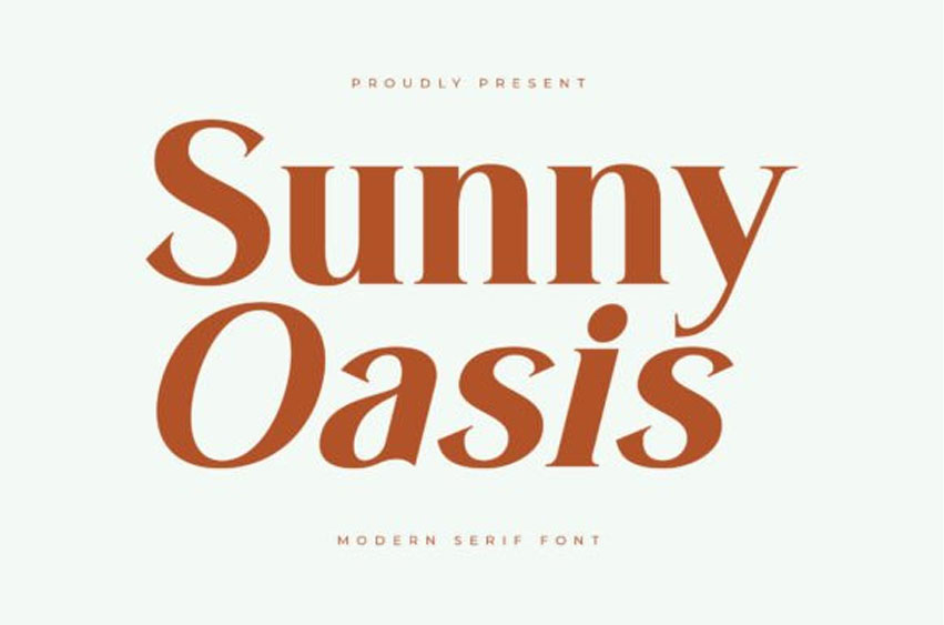 Sunny Oasis Font