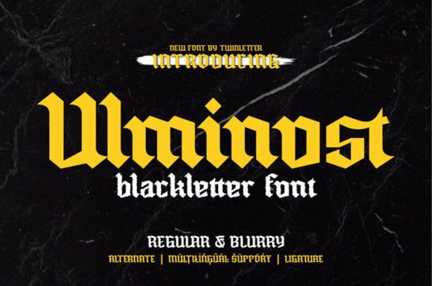 Ulminost Font