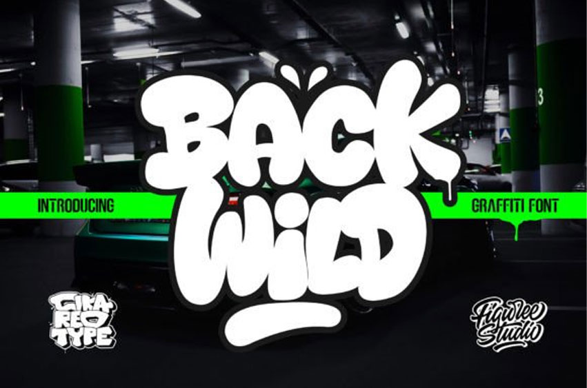 Back Wild Font