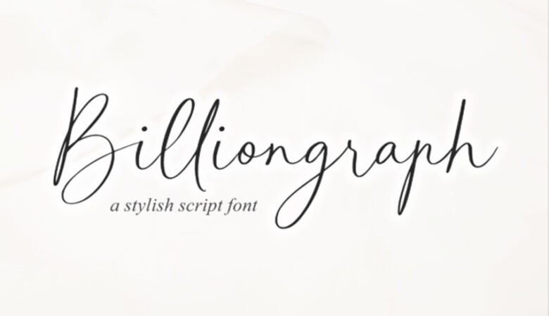 Billiongraph Font