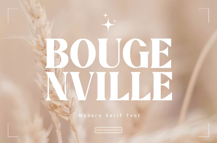 Bougenville Font