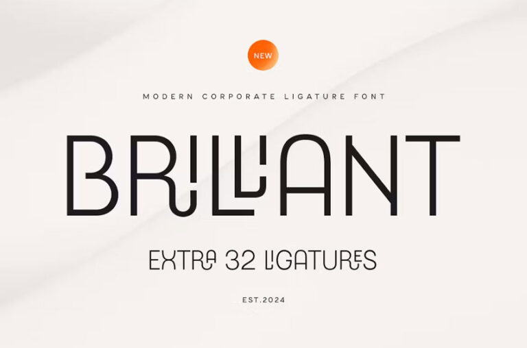 Brilliant Font - FreeDaFonts