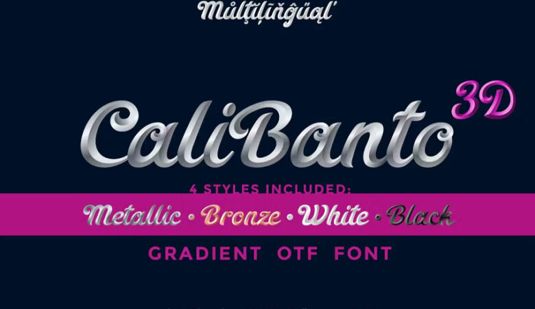CaliBanto Font