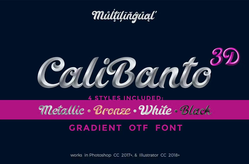 CaliBanto Font