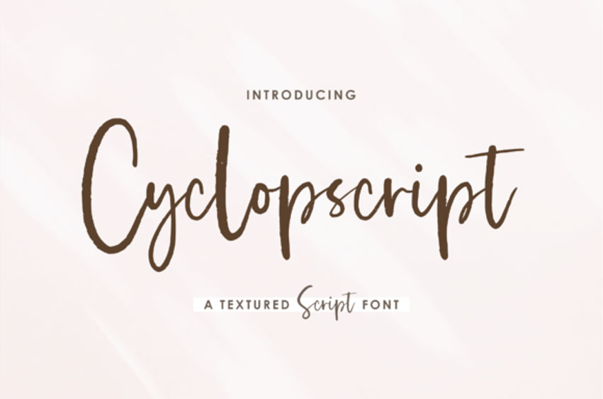 Cyclopscript Font