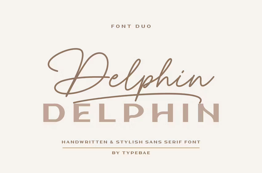 Delphin Duo Font