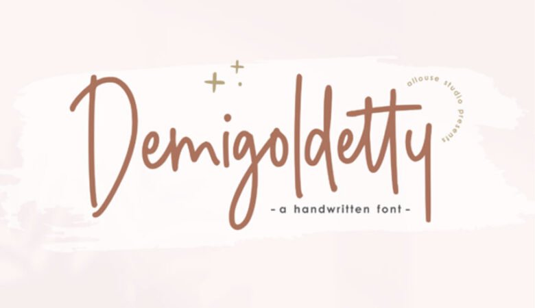 Demigoldetty Font