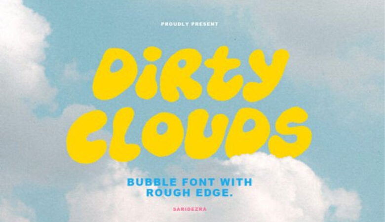 Dirty Clouds Font