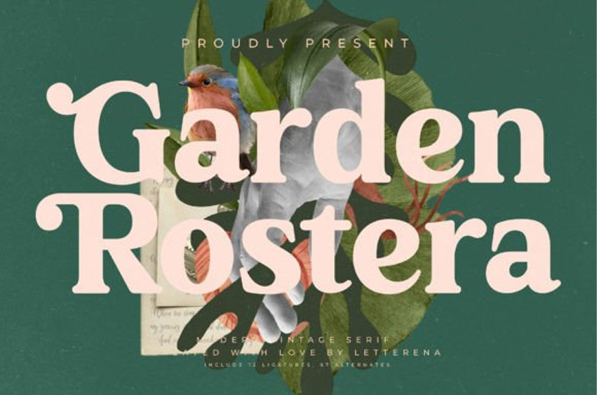 Garden Rostera Font
