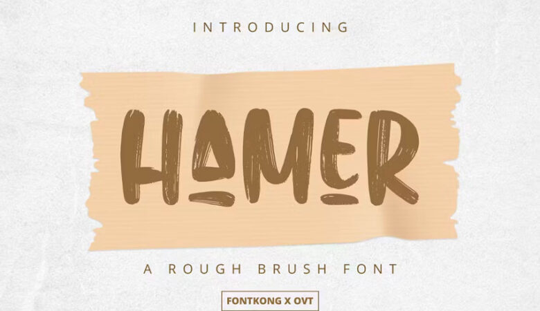 Hamer Rough Font