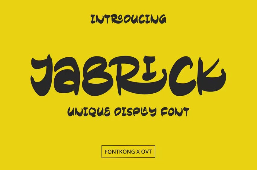 Jabrick Font