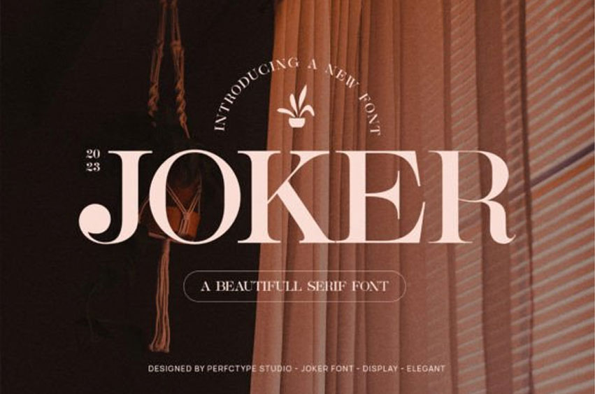 Joker Serif Font