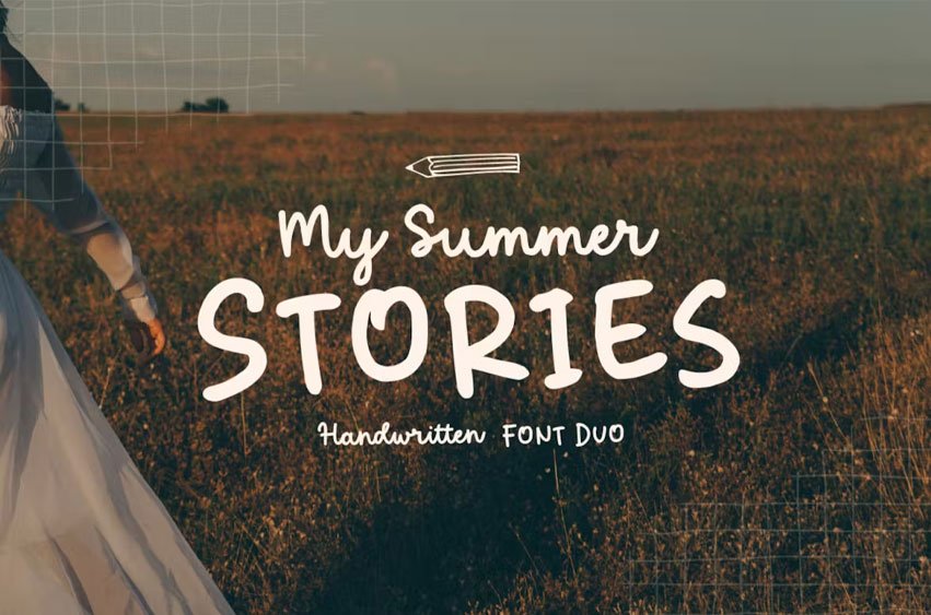 My Summer Stories Font