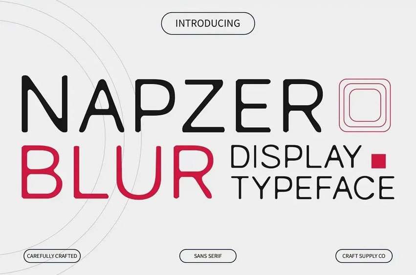Napzer Blur Font