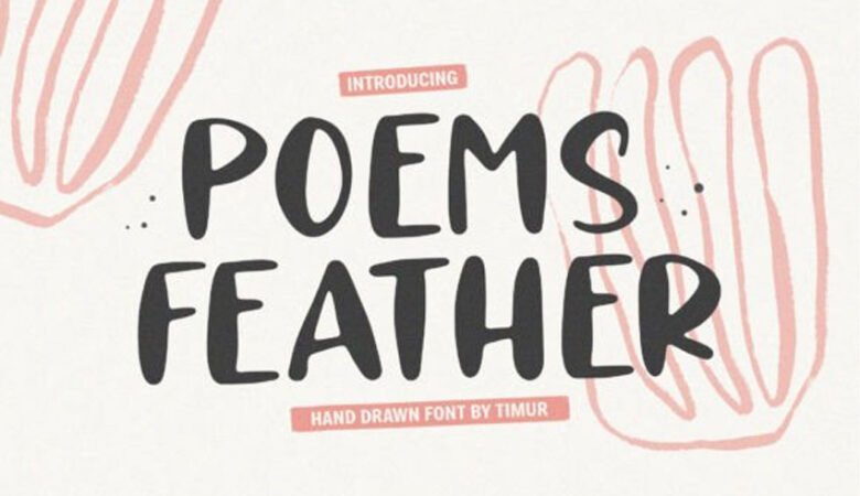 Poems Feather Font