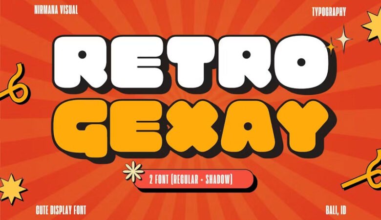 Retro Gexay Font