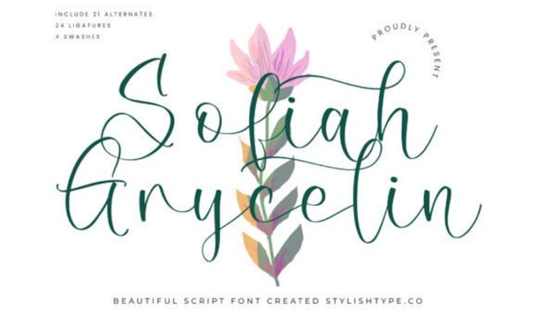 Sofiah Grycelin Font