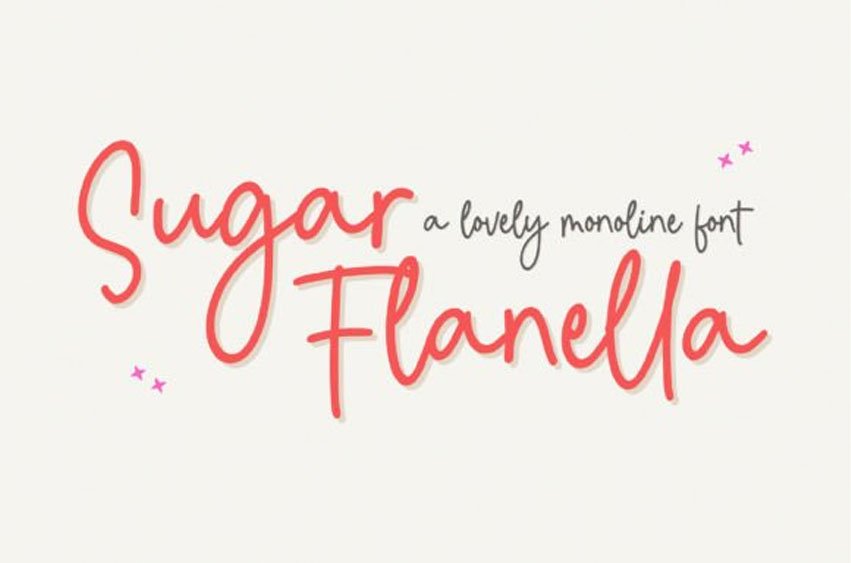 Sugar Flanella Font