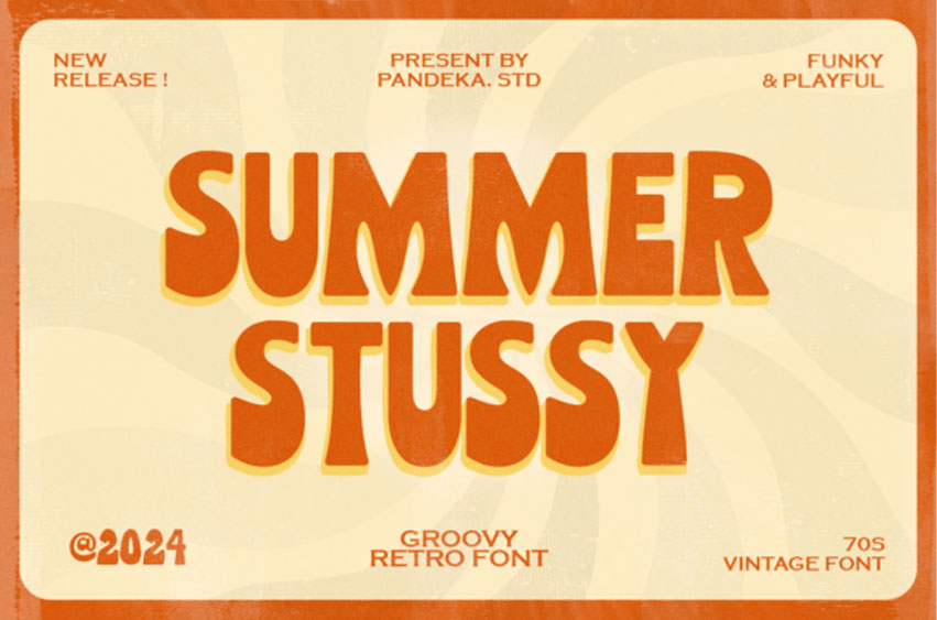 Summer Stussy Font