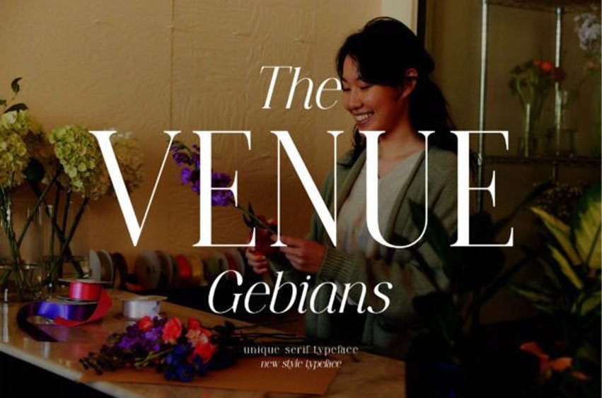 The Venue Gebians Font