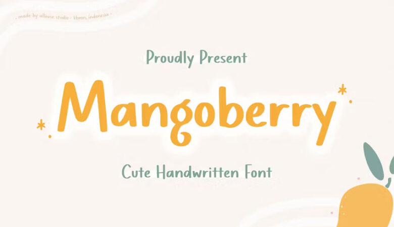AL Mangoberry Font