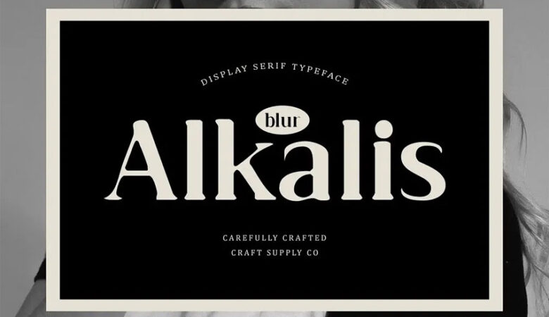 Alkalis Blur Font